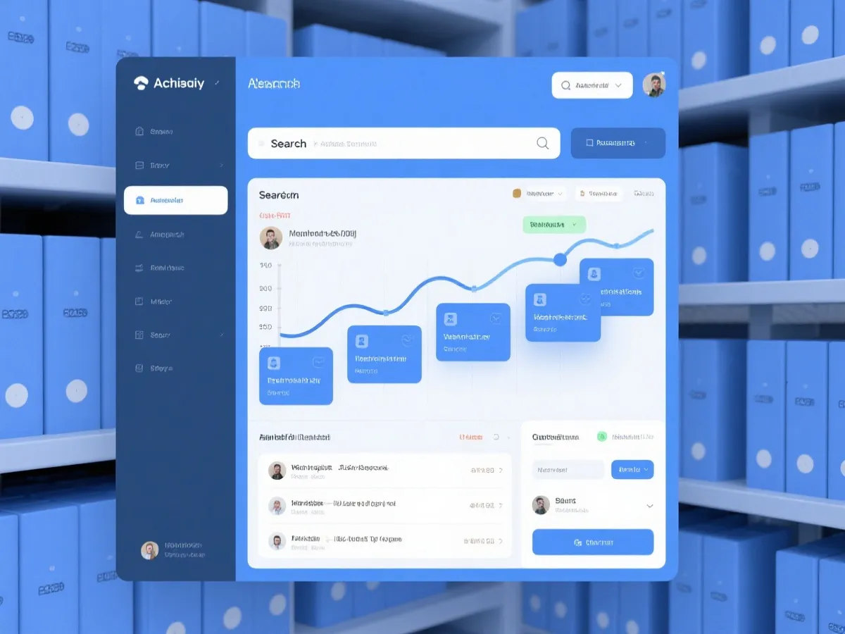 历史数据归档与查询界面示意